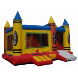 Inflatable Crayon Bouncer Combo