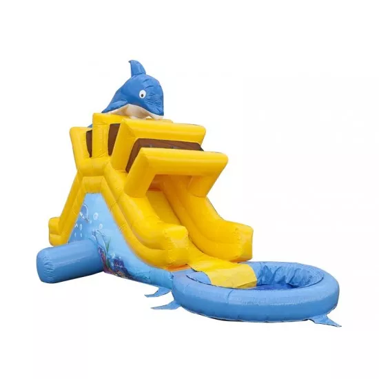 Inflatable Garden Slide Dolphin Inflatable Garden Slide Dolphin