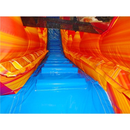 Inflatable Fire and Ice Water Slide Inflatable Fire and Ice Water Slide