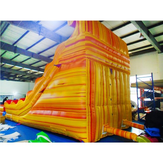 Inflatable Fire and Ice Water Slide Inflatable Fire and Ice Water Slide