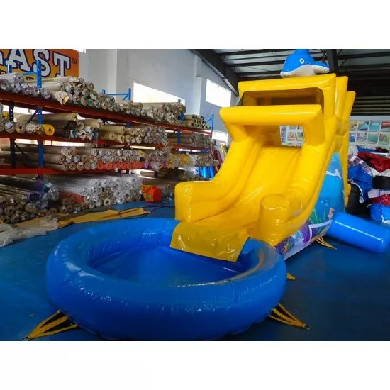 Inflatable Garden Slide Dolphin Inflatable Garden Slide Dolphin