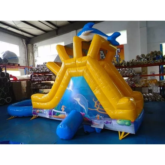 Inflatable Garden Slide Dolphin Inflatable Garden Slide Dolphin